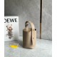 Loewe Mini Pebble Bucket Bag in Sand Grained Leather