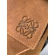 Loewe Puzzle Large Bag in Brown Suede Calfskin