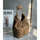 Loewe Small Squeeze Bag in Brown Nappa Lambskin