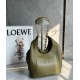 Loewe Small Squeeze Bag in Olive Nappa Lambskin