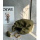 Loewe Small Squeeze Bag in Olive Nappa Lambskin