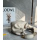 Loewe Small Squeeze Bag in White Nappa Lambskin