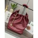 Loewe Medium Squeeze Bag in Bordeaux Nappa Lambskin