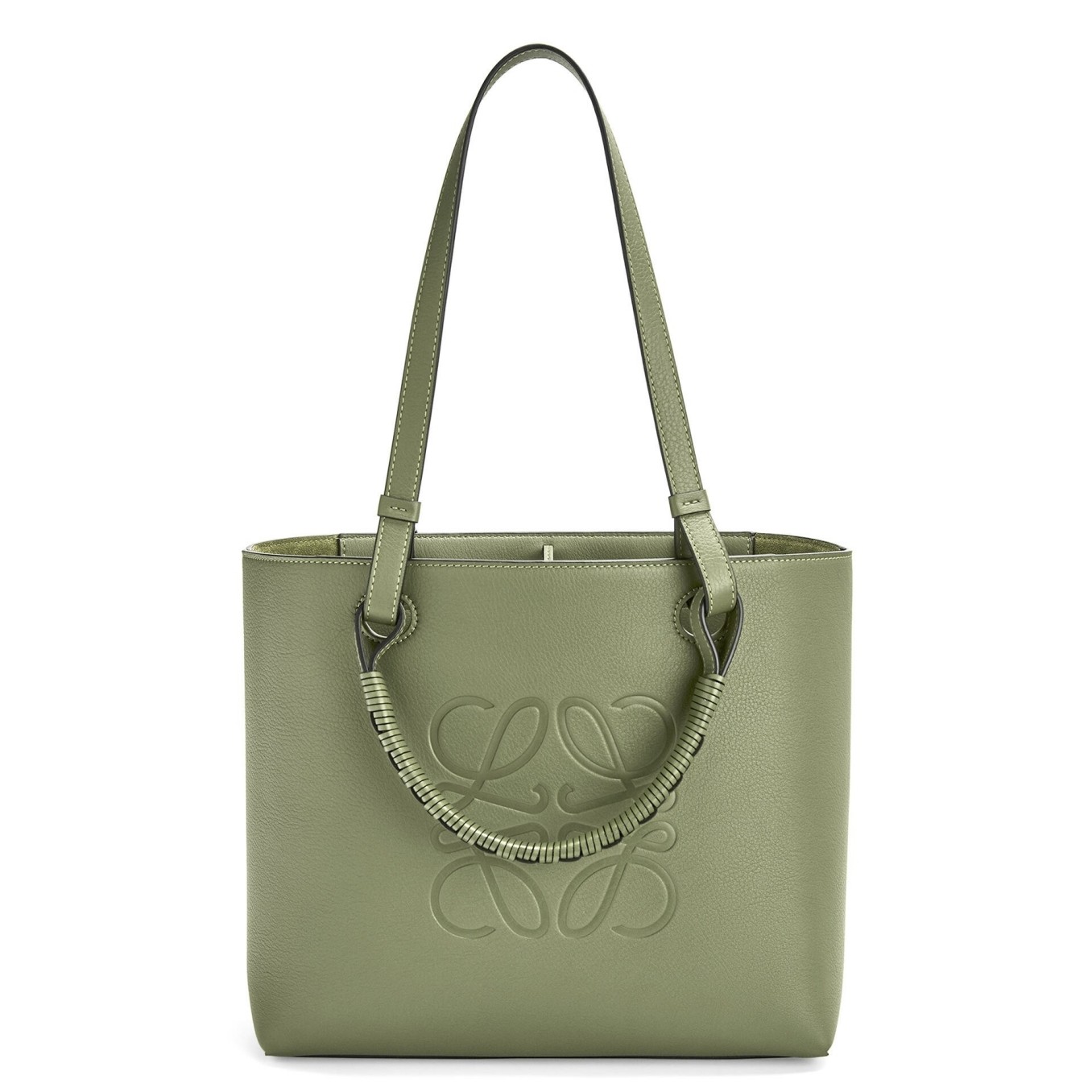 Loewe Small Anagram Tote In Rosemary Classic Calfskin