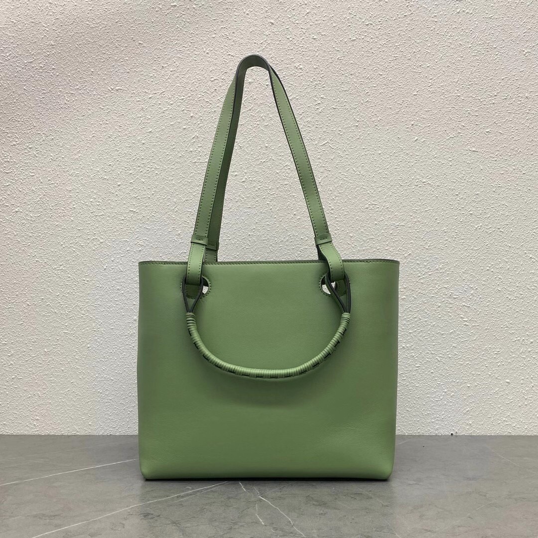 Loewe Small Anagram Tote In Rosemary Classic Calfskin