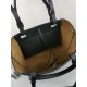 Loewe Small Anagram Tote In Black Grained Calfskin