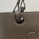 Loewe Small Anagram Tote In Taupe Grained Calfskin