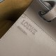 Loewe Small Anagram Tote In Taupe Grained Calfskin