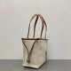 Loewe Small Cushion Tote In Beige Anagram Jacquard