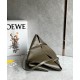 Loewe Medium Puzzle Fold Tote Bag in Dark Green Calfskin