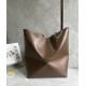 Loewe Large Puzzle Fold Tote Bag in Umber Calfskin