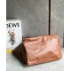 Loewe Fold Shopper Bag in Brown Paper Calfskin