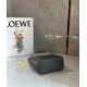 Loewe Mini Puzzle Fold Tote Bag in Grey/Dark Grey Calfskin