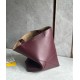 Loewe Medium Puzzle Fold Tote Bag in Bordeaux Calfskin