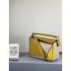 Loewe Small Puzzle Bag In Ochre/Yellow/Beige Calfskin