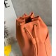 Loewe Small Sailor Bucket Bag In Orange Nappa Leather