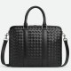 Bottega Veneta Large Briefcase In Black Intrecciato Calfskin