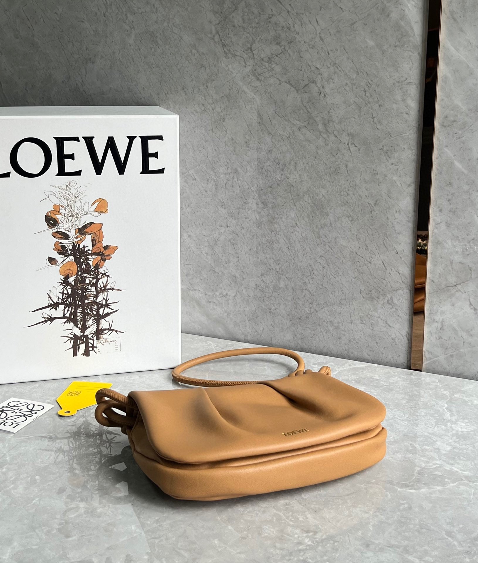 Loewe Paseo Satchel Bag in Warm Desert Nappa Leather