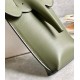 Loewe Elephant Pocket in Green Calfskin