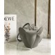 Loewe Large Elephant Bag in Grey Calfskin