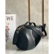 Loewe Large Elephant Bag in Black Calfskin