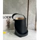 Loewe Medium Pebble Bucket Bag in Black Calfskin