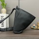 Loewe Anton Sling Bag in Black Calfskin and Jacquard