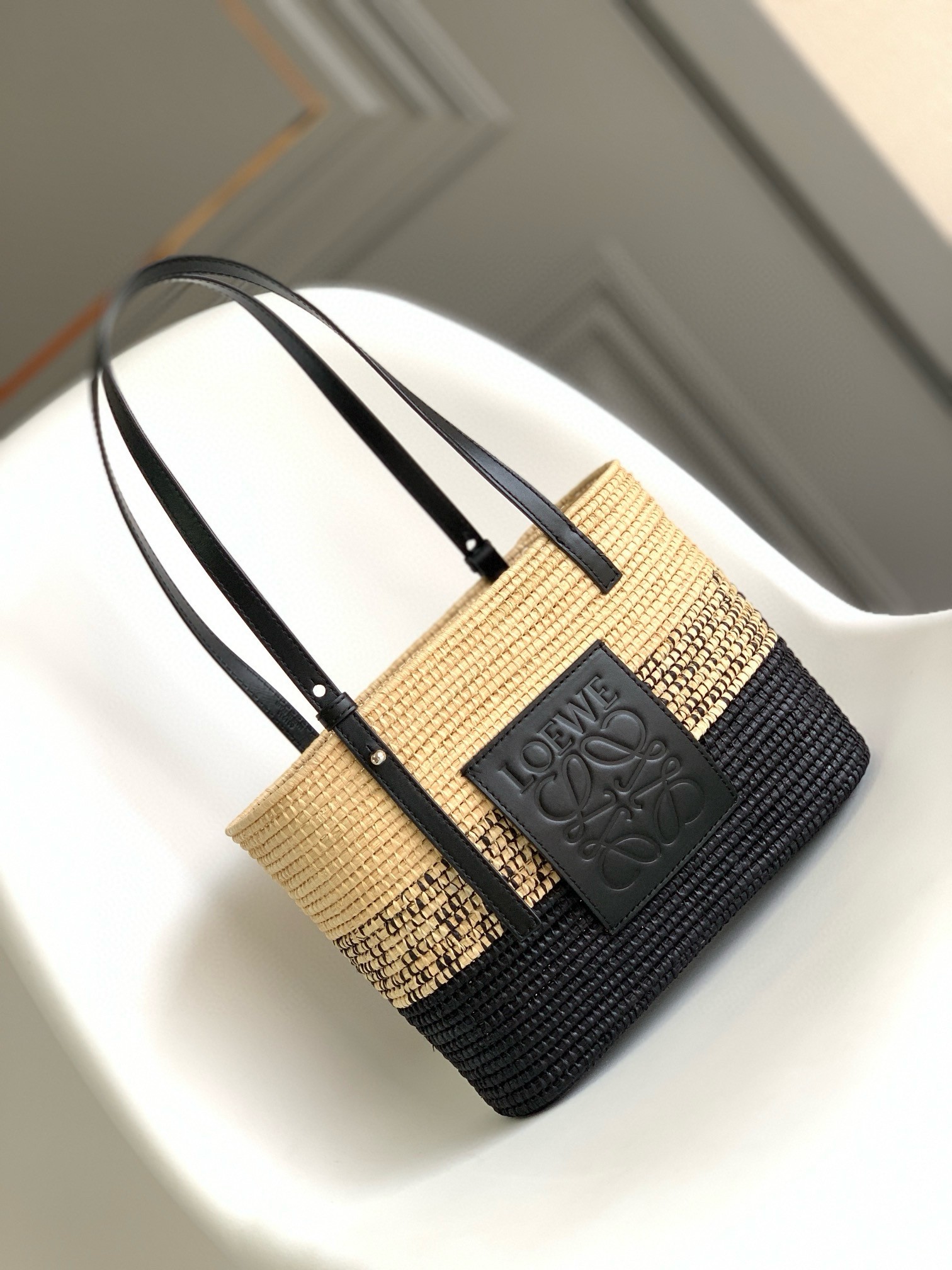 Loewe x Paula's Ibiza Small Square Degrade Basket Bag