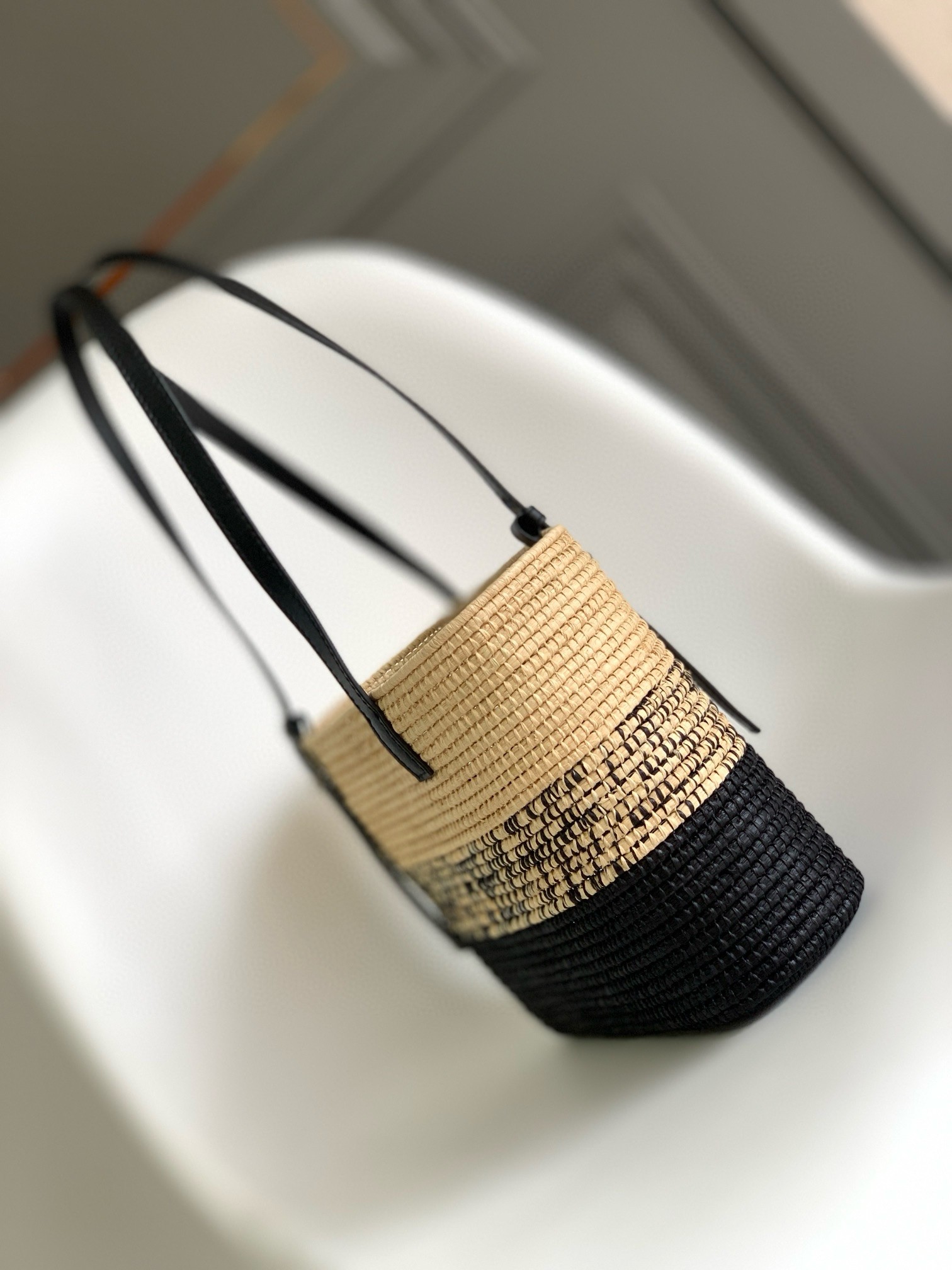 Loewe x Paula's Ibiza Small Square Degrade Basket Bag