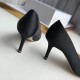 Manolo Blahnik Black Satin Hangisi 70mm Pumps