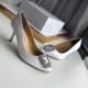 Manolo Blahnik White Satin Hangisi 70mm Pumps