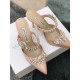 Manolo Blahnik Lurum 90mm Mules In Nude Satin With Crystal