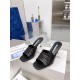 Manolo Blahnik Picoux 70mm Sandals In Black Lambskin