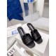 Manolo Blahnik Picoux 70mm Sandals In Black Lambskin