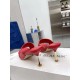 Manolo Blahnik Picoux 70mm Sandals In Red Lambskin