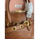 Miu Miu Aventure Small Top-handle Bag in Brown Nappa Leather