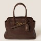 Miu Miu Aventure Large Shopper Bag in Briarwood Nappa Leather