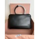 Miu Miu Beau Top-handle Bag in Black Leather