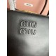 Miu Miu Beau Top-handle Bag in Black Leather