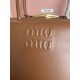 Miu Miu Beau Top-handle Bag in Brown Leather