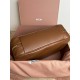 Miu Miu Beau Top-handle Bag in Brown Leather