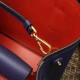 Prada Blue Saffiano Double Medium Bag