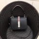 Prada Elektra Shoulder Bag In Black Calfskin