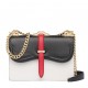 Prada Belle Shoulder Bag In Black/White Calfskin