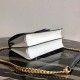 Prada Belle Shoulder Bag In Black/White Calfskin