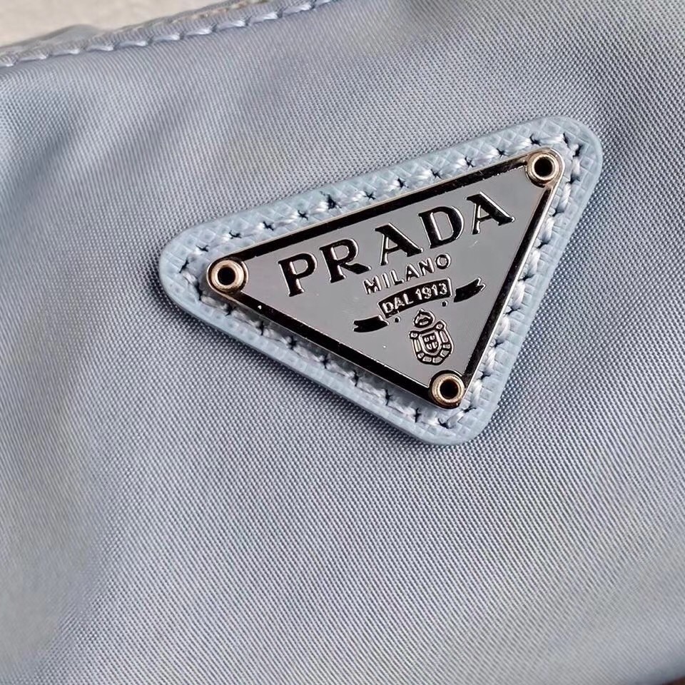 Prada Blue Nylon Re-Edition 2006 Hobo Bag