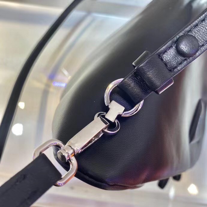 Prada Padded Bag In Black Nappa Leather