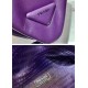 Prada Padded Bag In Purple Nappa Leather