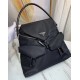 Prada Signaux Hobo In Bag In Black Nylon