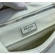 Prada Signaux Hobo In Bag In White Nylon